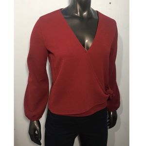 Texture & Thread Long Sleeve Blouse Size M